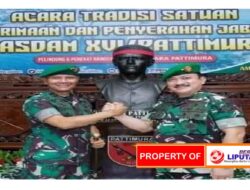 Pangdam XVI/ Pattimura Mayjen TNI Richard Tampubolon Pimpin Penyerahan Jabatan Kasdam