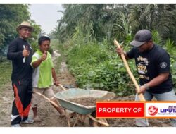 Kades Tanjung Garbus Kampung HARDONO : Giat Jumat Bersih Indah , Sehat dan Ibadah