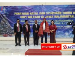 Plt Walikota Bekasi Tri Adhianto Hadiri Perayaan Natal Dan Syukuran Tahun Baru GKPI Wilayah Jawa Kalimantan