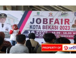 Kadisnaker Kota Bekasi Buka Job Fair 2023, Antusias Pencari Kerja Hadir Memadati Selasar Gate 22 Stadion PCB.