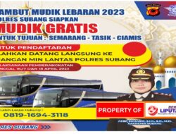 Ayo Buruan Daftar, Kapolres Subang Siapkan Layanan Mudik Gratis