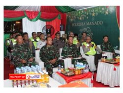 Malam Pergantian Tahun Baru 2024 Danlanud Sam Ratulangi Hadiri Pemantauan Situasi Kamtibmas