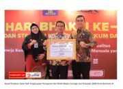 Kanwil Kumham Jatim Raih Penghargaan Peringatan Hari Bhakti Badan Strategis dan Kebijakan (BSK) Kemenkumham RI