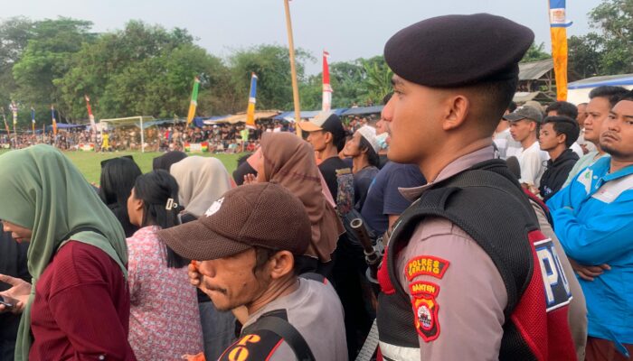 Polres Serang Gelar pengamanan pertandingan sepak bolala