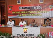 Kapolres Serang menerima kunjungan rombongan Tim inspektorat pengawasan umum