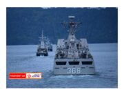 Laksanakan Sea Phase Di Perairan Utara Kota Kinabalu, Malaysia TNI AL  Satgas Malindo Jaya 27AB/24