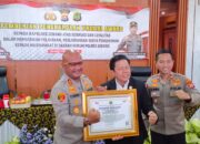 Melalui Program Ngariung Iman Ngariung Aman,Kapolres Serang Terima Penghargaan Presisi Award dari LEMKAPI