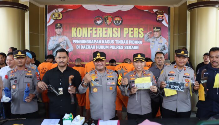 Tim Resmob Satreskrim Polres Serang Berhasil Meringkus Enam Pelaku Spesialis Pencurian Ternak Lintas Provinsi