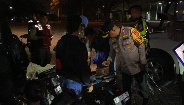 Cegah Gangguan Kamtibmas,Kapolres Serang Pimpin Langsung Patroli KRYD 