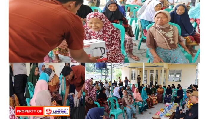 Ngariung Iman Ngariung Aman ,Kapolres Serang Gelar Bansos dan Ngobrol Bareng Emak Emak Lansia  Desa Ragas