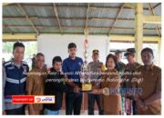 Bupati Karo Serahkan Penghargaan Juara 1 Lomba Satkamling se Provinsi Sumut kepada Masyarakat Desa Lau simomo Kabanhahe