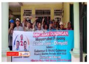 Masyarakat Cikande Serang Banten deklarasikan dukungan Andra Soni dan Dimyati sebagai calon gubernur Banten.