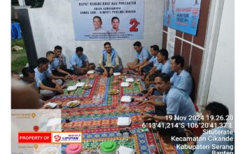 Dewan pimpinan cabang KSBSI kikes kabupaten serang lakukan rapat konsolidasi dan penguatan untuk kemenangan Paslon gubernur Banten Andra Soni dan Dimyati