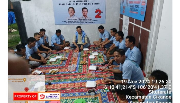 Dewan pimpinan cabang KSBSI kikes kabupaten serang lakukan rapat konsolidasi dan penguatan untuk kemenangan Paslon gubernur Banten Andra Soni dan Dimyati