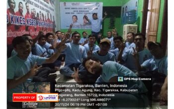 Dewan pimpinan cabang KSBSI kikes kabupaten Tangerang lakukan rapat konsolidasi dan penguatan untuk memastikan kemenangan Paslon Gubernur Banten Andra Soni dan Dimyati