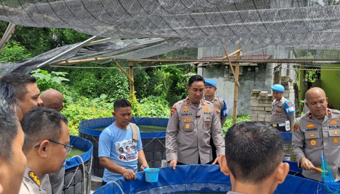 Kapolda Banten Apresiasi Kolam Bioflok Polsek Cikande Polres Serang, Dukung Ketahanan Pangan Nasional