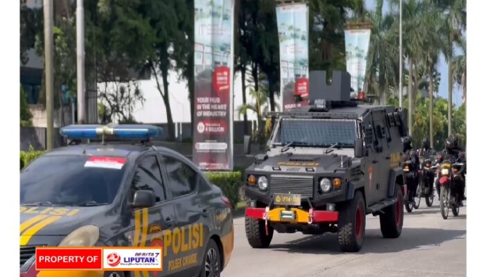 Polsek Cikande Bersama Sat Brimob Polda Banten Gencarkan Patroli Gabungan Cegah Premanisme dan Pungli