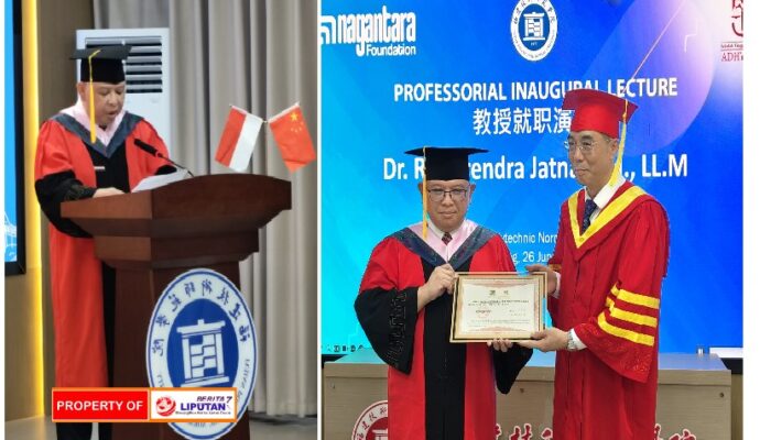 JAM-Datun R. Narendra Jatna Terima Gelar Profesor Honoris Causa  Fujian Polytechnic Normal University