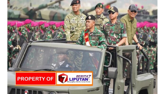 Tinjau bersama Panglima TNI dan Menhan RI Geladi Bersih Upacara Gelar Pasukan Operasional dan Kehormatan Militer