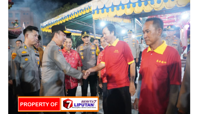 Pastikan Malam Imlek Aman, Kapolda Sumsel Tinjau Pengamanan Sejumlah Klenteng di Palembang