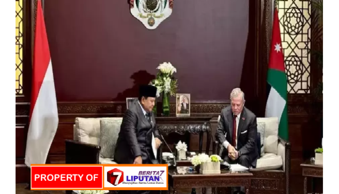 Konsisten Bela Palestina Prabowo Dipuji Raja Yordania