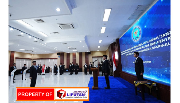 BNN Perkuat Barisan, Kepala BNN RI Lantik 14 Pejabat Strategis untuk Wujudkan Indonesia Bersih Narkoba