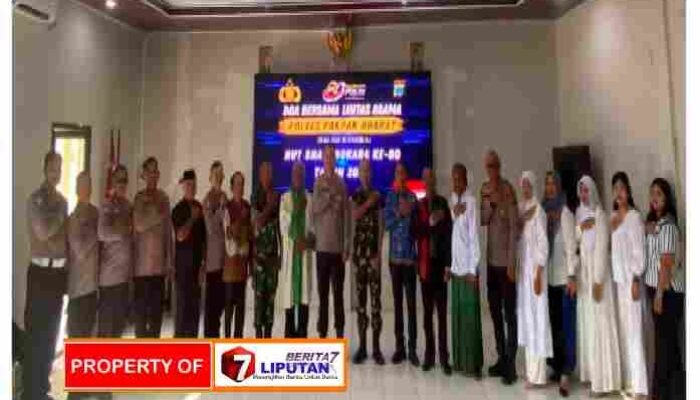 8 Dekade Mengabdi untuk Negeri, Polres Pakpak Bharat Gelar Doa Lintas Agama Sambut HUT Bhayangkara ke-80