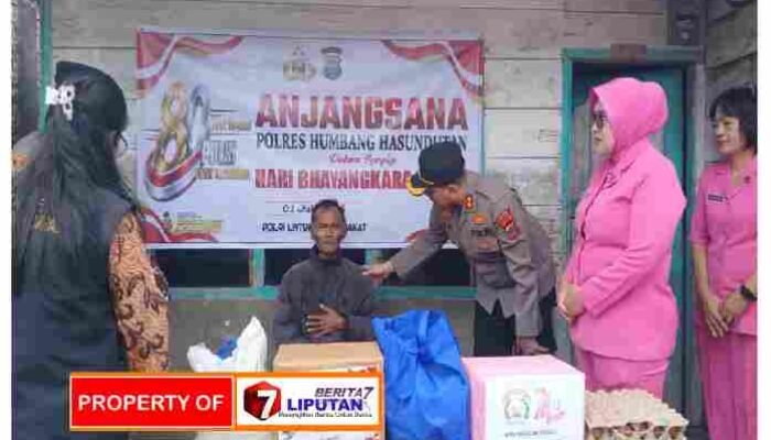 Polres Humbahas Pererat Silaturahmi Melalui Anjangsana HUT Bhayangkara ke-80, Kapolres Salurkan Bansos dan Layanan Kesehatan kepada Warga Sakit Menahun