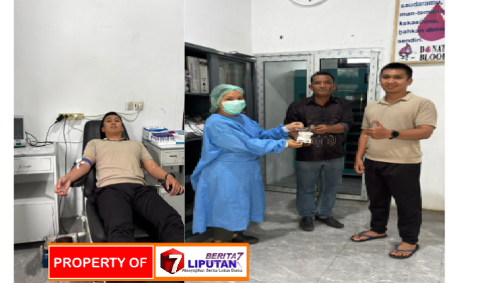 Polres Pakpak Bharat Tunjukkan Kepedulian Nyata, Anggota Polisi Jadi Pendonor bagi Pasien Anemia di RSUD Salak